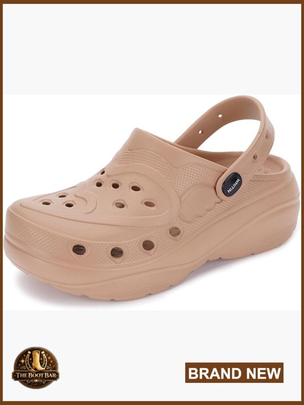 Thick Sole Platform Clogs with Arch Support - Slip On Garden Shoes